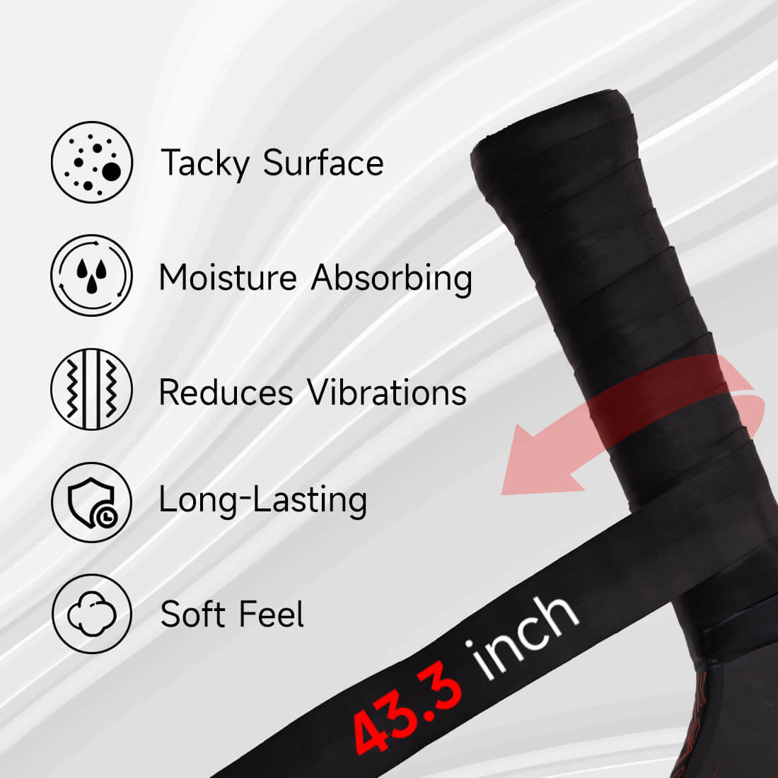 Pickleball Grip Tape - Black