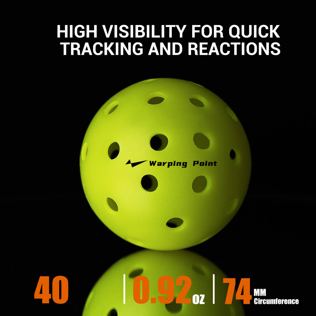 Outdoor Tournament Pickleballs