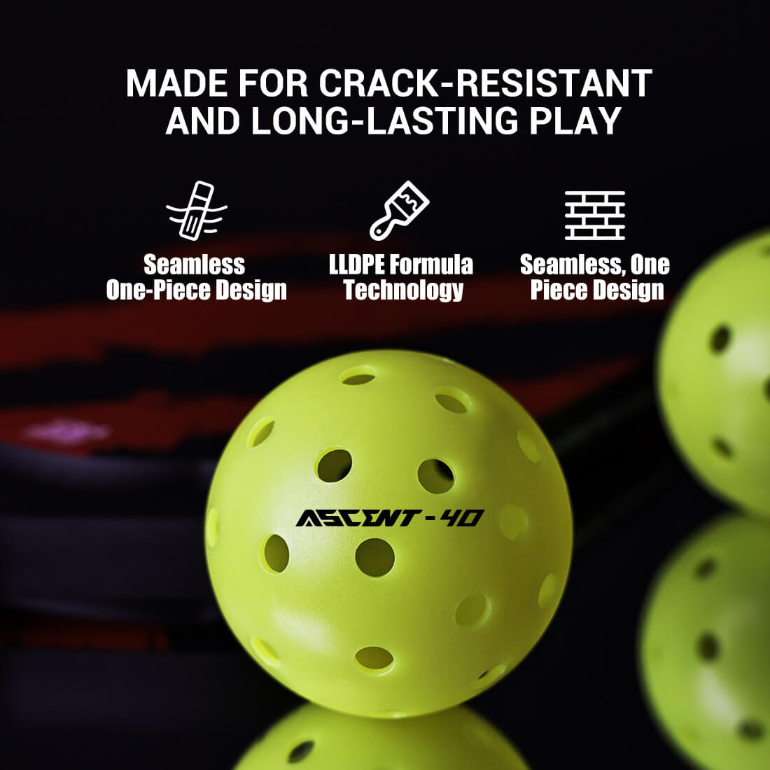 Outdoor Tournament Pickleballs