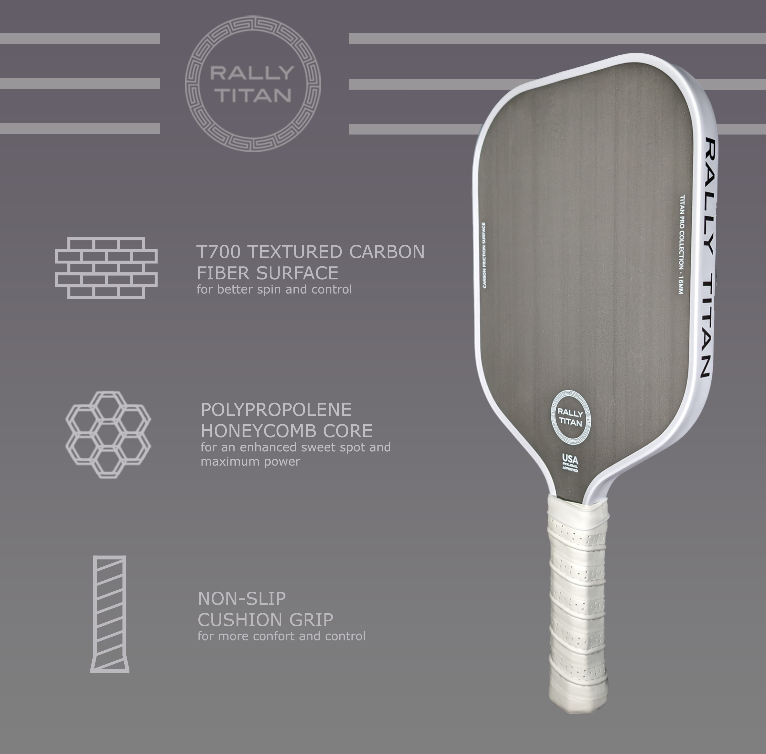 Titan Pro Control Paddle | Titan Carbon Friction Surface